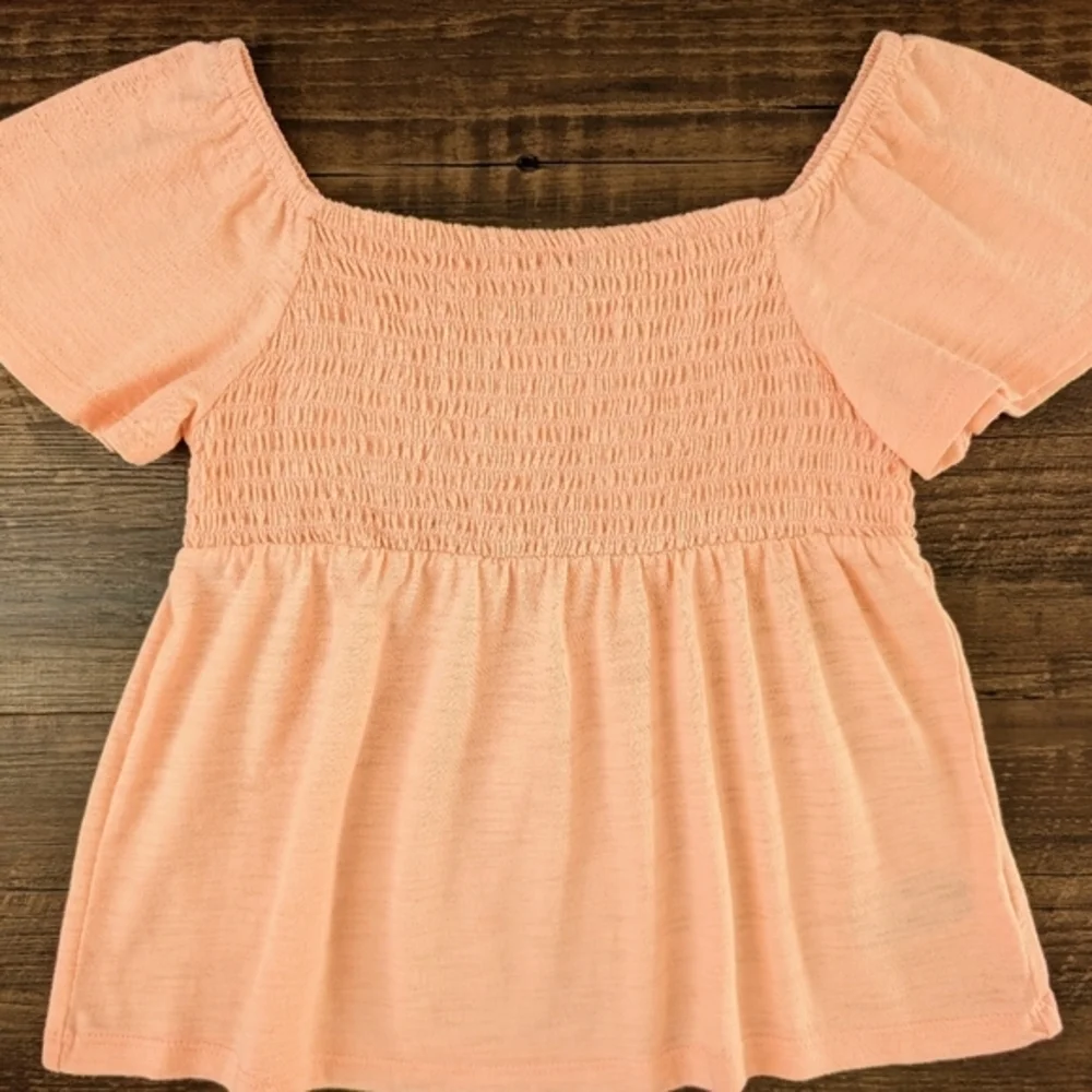 Old Navy Peach Blouse Top
